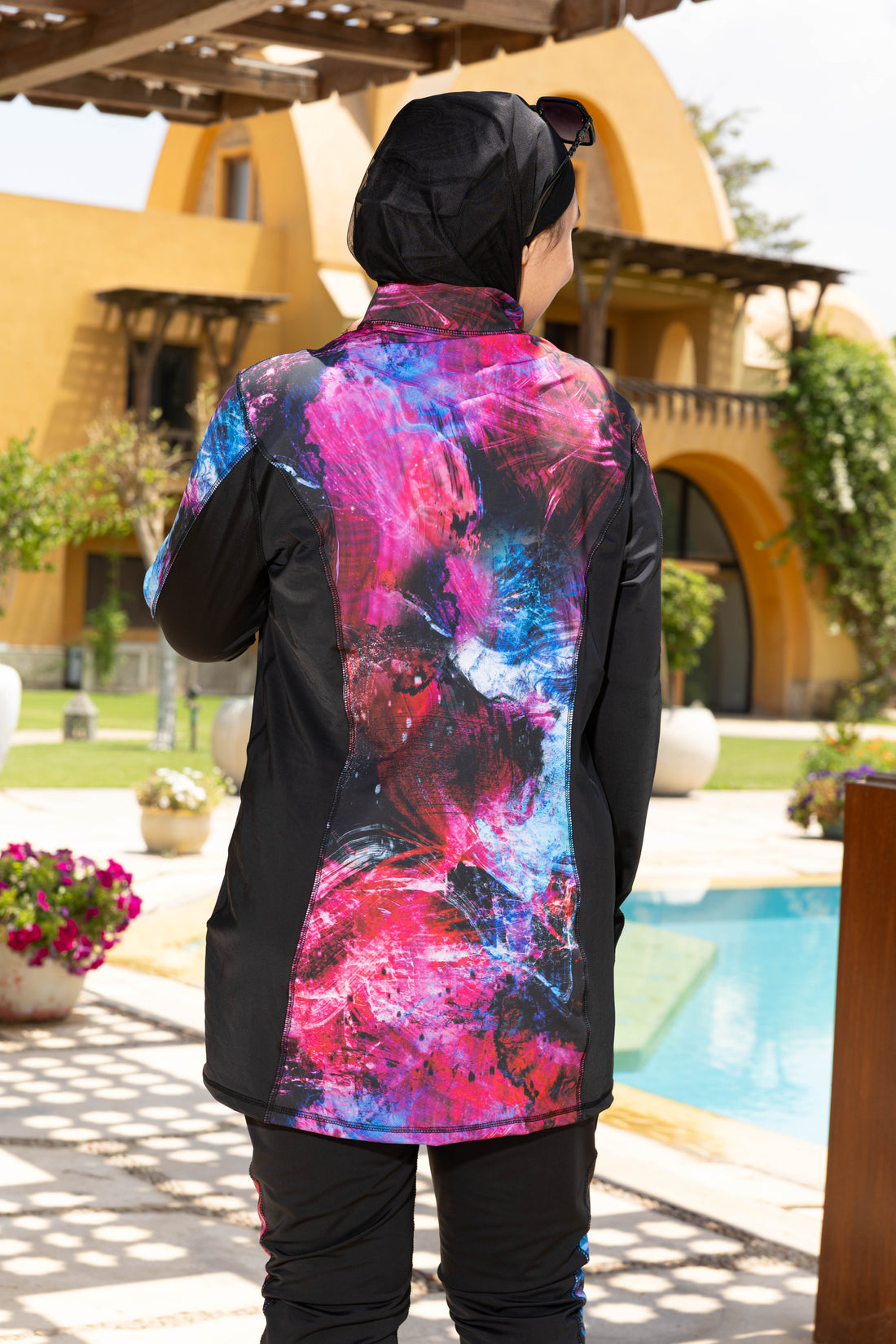 Cosmic Splash Cutout Basic Top