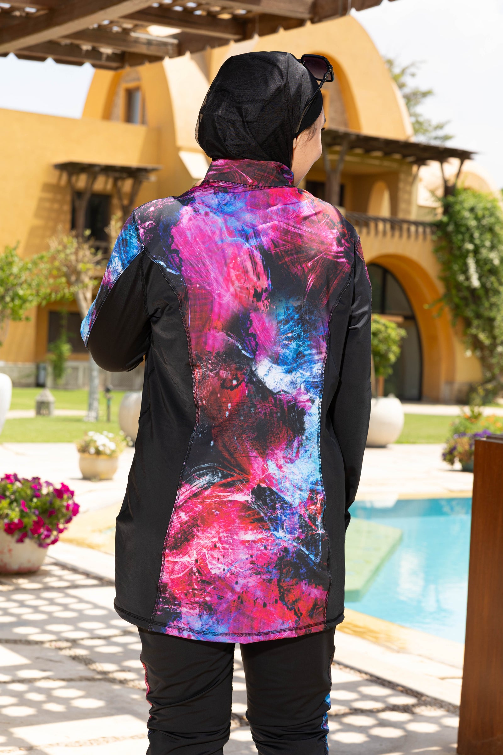 Cosmic Splash Cutout Basic Top