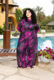 Magenta Storm Burkini Set