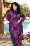 Magenta Storm Burkini Set