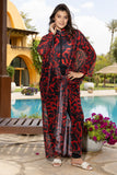 Red Leo Tulle Kimono