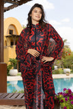 Red Leo Tulle Kimono