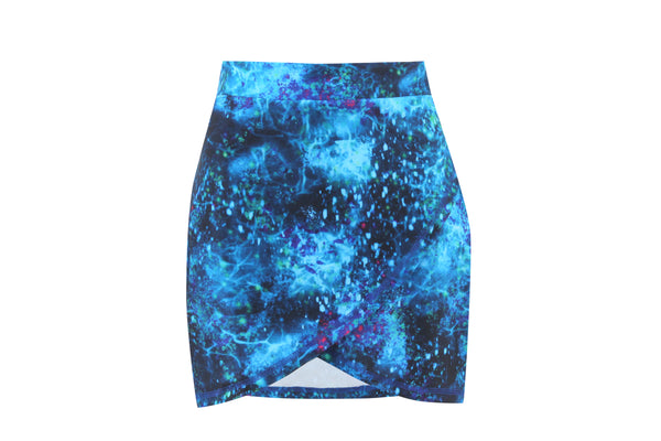 Cosmos skirt cover up -Turquoise