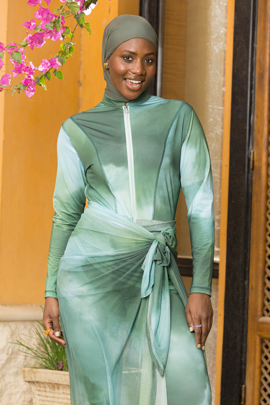 Ombre Sage Burkini Set