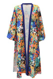 Fierce Printed crepe kimono