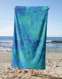 Blue splash - Beach Towel