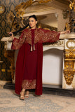 Amira Burgundy Kimono