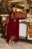 Amira Burgundy Kimono