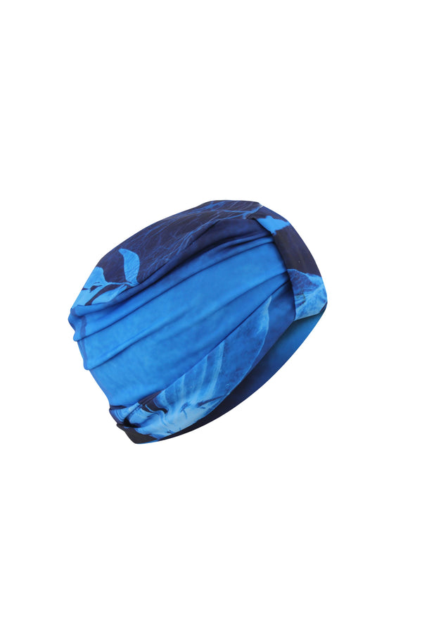 Aqua Bloom Turban