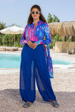 Berry Pop Burkini with Chiffon Cover-Up