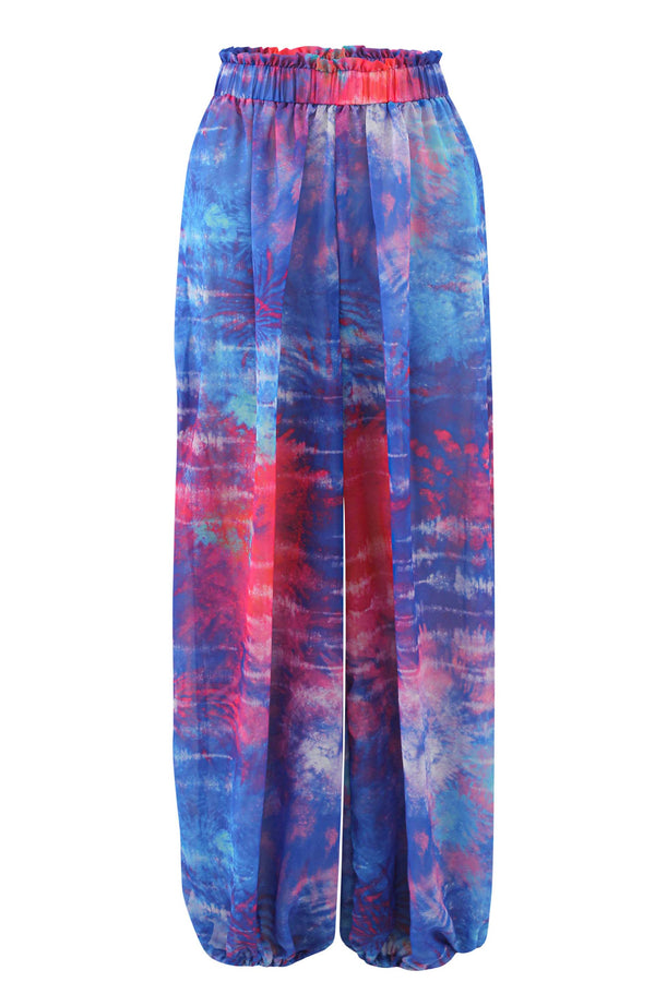 Berry Pop Chiffon Pants