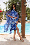 Blue Royale Tulle Kimono