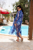 Blue Royale Tulle Kimono
