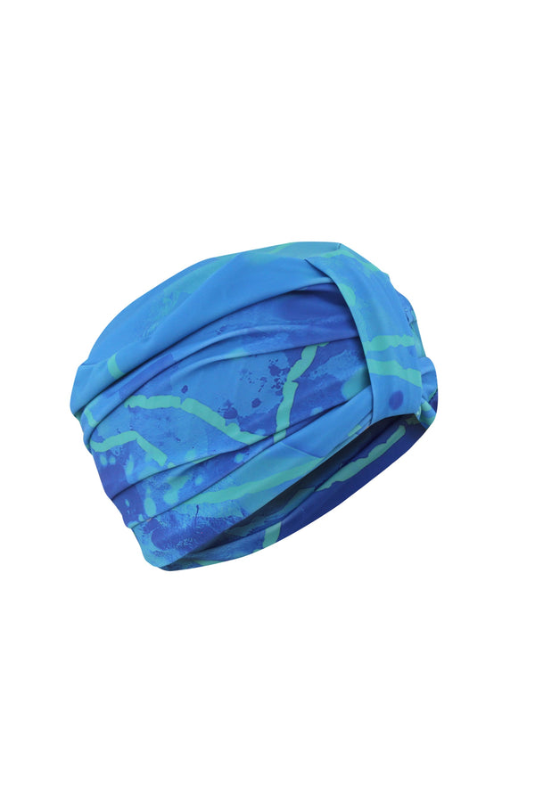 Blue splash headpiece