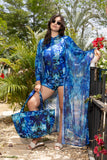 Blue Tide Tulle Kimono