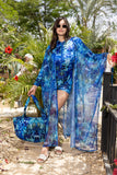 Blue Tide Tulle Kimono