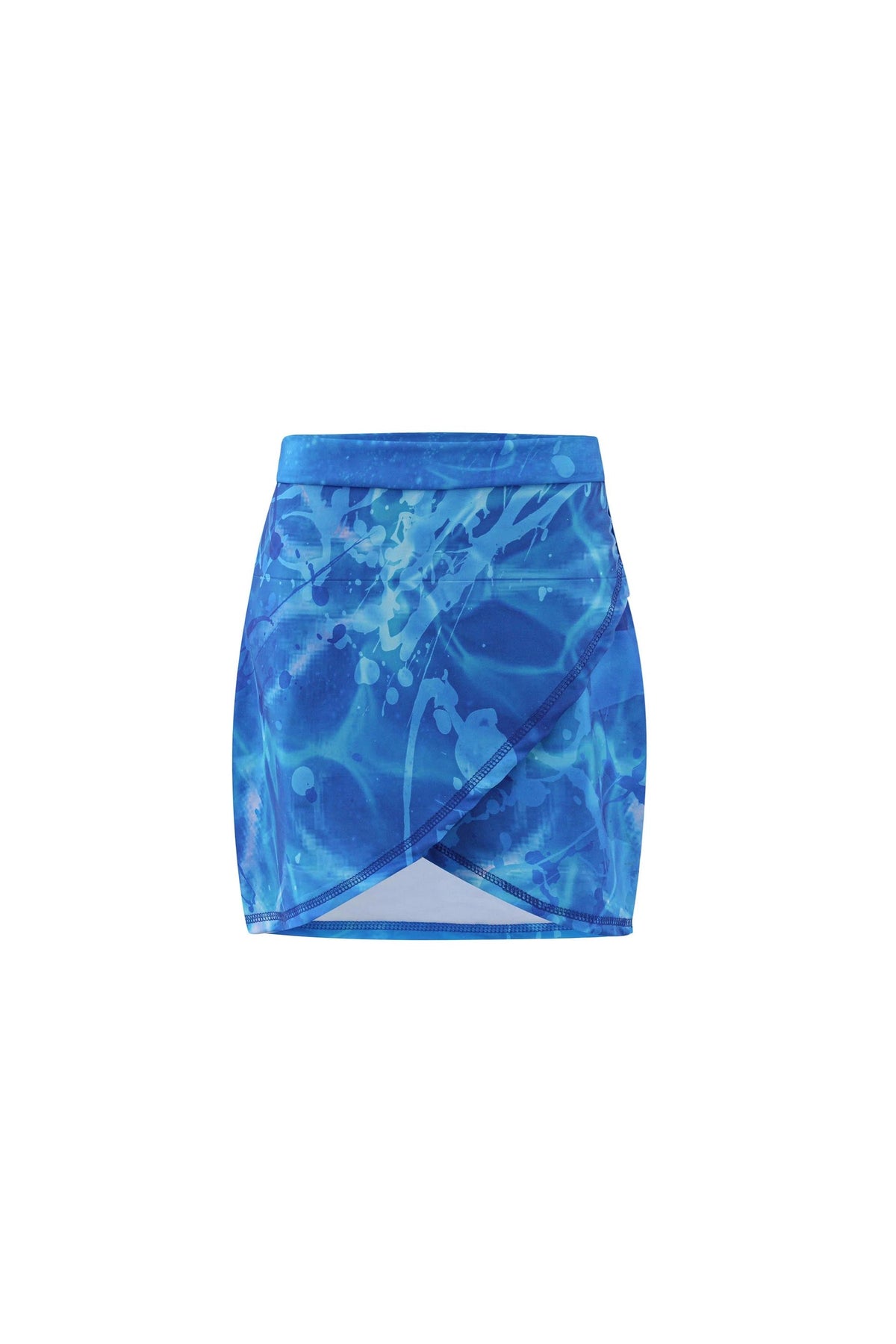 Blue Wave Skirt Cover-Up