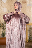 Blush Serenity Hooded Prayer Abaya