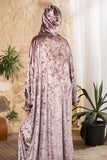 Blush Serenity Hooded Prayer Abaya