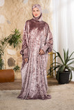 Blush Serenity Hooded Prayer Abaya