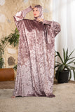 Blush Serenity Hooded Prayer Abaya