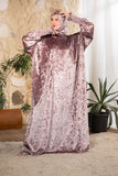 Blush Serenity Hooded Prayer Abaya
