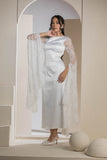 Bridal Belle Lace Sleeve Gown - White