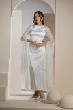 Bridal Belle Lace Sleeve Gown - White