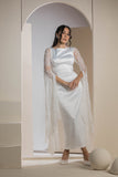 Bridal Belle Lace Sleeve Gown - White