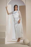 Bridal Belle Lace Sleeve Gown - White