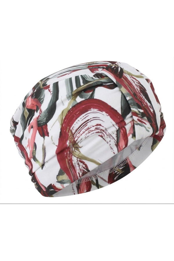 Burgundy tide turban