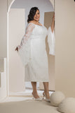 Butterfly Sleeve Lace Dress - White
