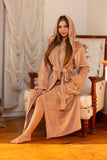 Caramel Glow Wrap Robe