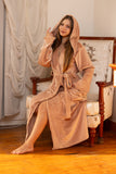 Caramel Glow Wrap Robe