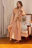 Caramel Glow Wrap Robe