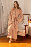 Caramel Glow Wrap Robe