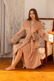 Caramel Glow Wrap Robe