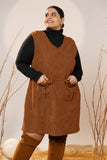 Caramel Pocket Cord Dress