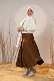 Chocolate Flare Maxi Skirt