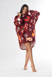 Christmas Oversized Hoodie Blanket – Soft Velvet Fleece