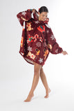Christmas Oversized Hoodie Blanket – Soft Velvet Fleece