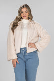 Cloud Cream Faux Fur Jacket - Cream