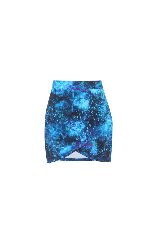 Cosmos skirt cover up -Turquoise