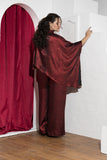 Crimson Glow Statement Soirée Set