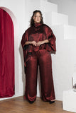 Crimson Glow Statement Soirée Set