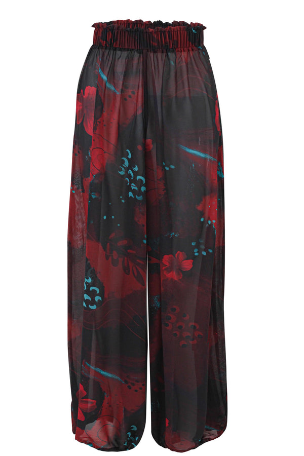 Crimson Tide Chiffon Pants