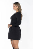 Crystal Grace Dress - Black