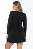 Crystal Grace Dress - Black