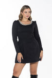 Crystal Grace Dress - Black