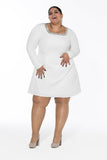 Crystal Grace Dress - White